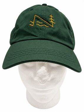 Mountain Standard Green Embroidered Outdoor Hiking Dad Hat